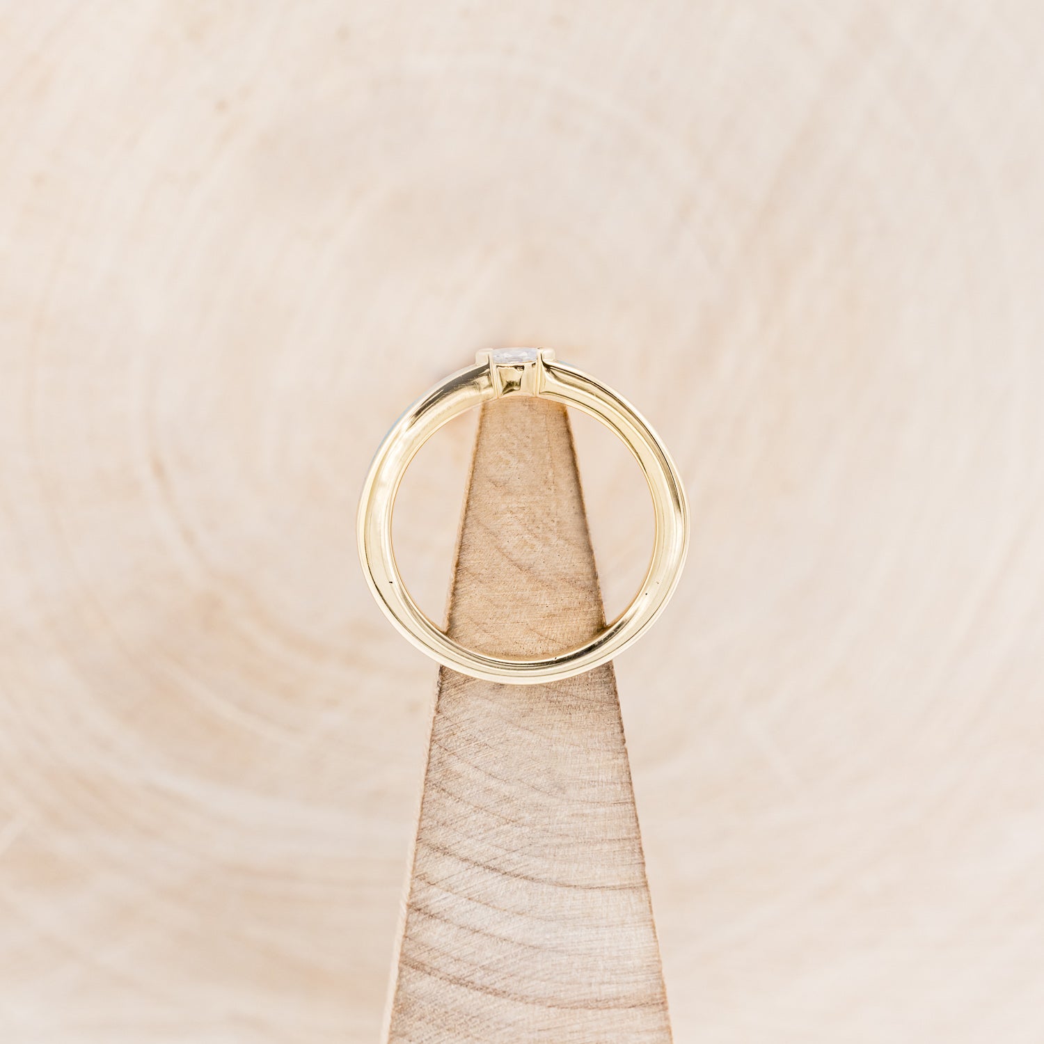 "ELBA" - MARQUISE MOISSANITE ENGAGEMENT RING WITH TURQUOISE INLAYS-12