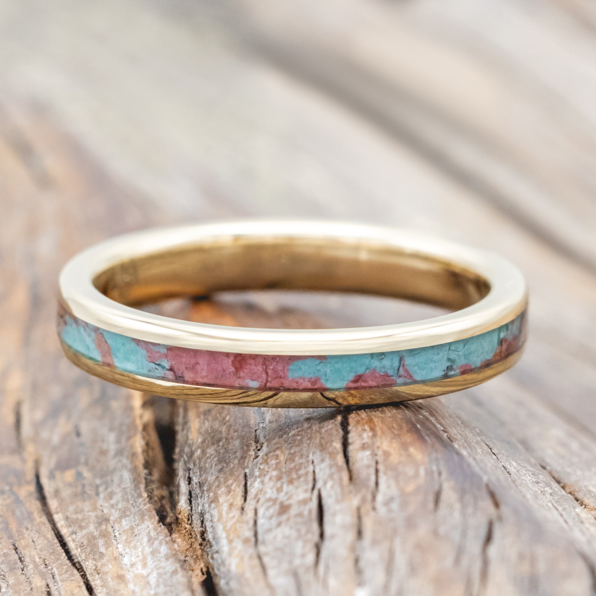 "ETERNA" - SONORA SUNSET TRUSTONE STACKING BAND-Staghead Designs