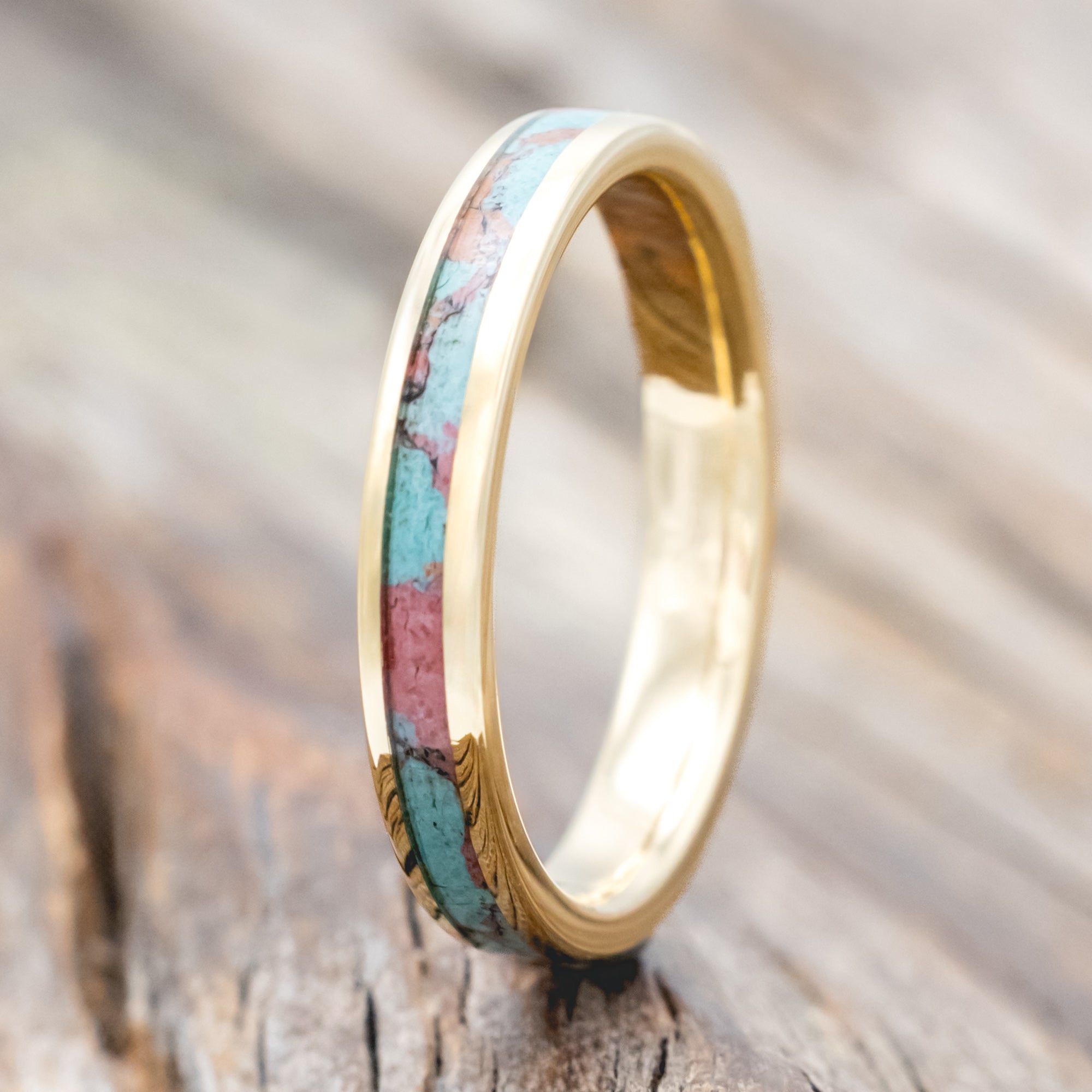 "ETERNA" - SONORA SUNSET TRUSTONE STACKING BAND-Staghead Designs