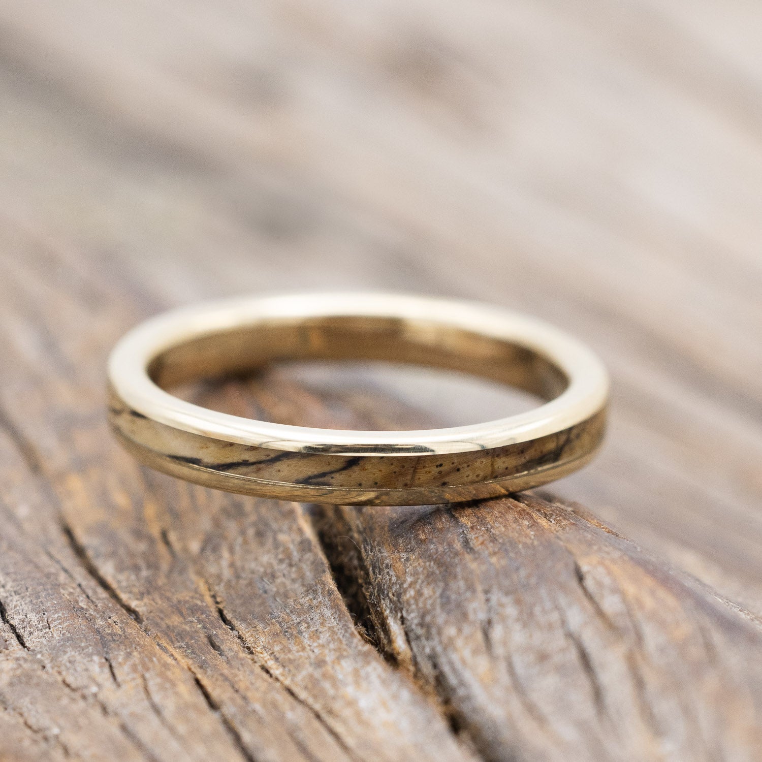 "HAVEN" - MATCHING SPALTED MAPLE WEDDING BANDS-Staghead Designs