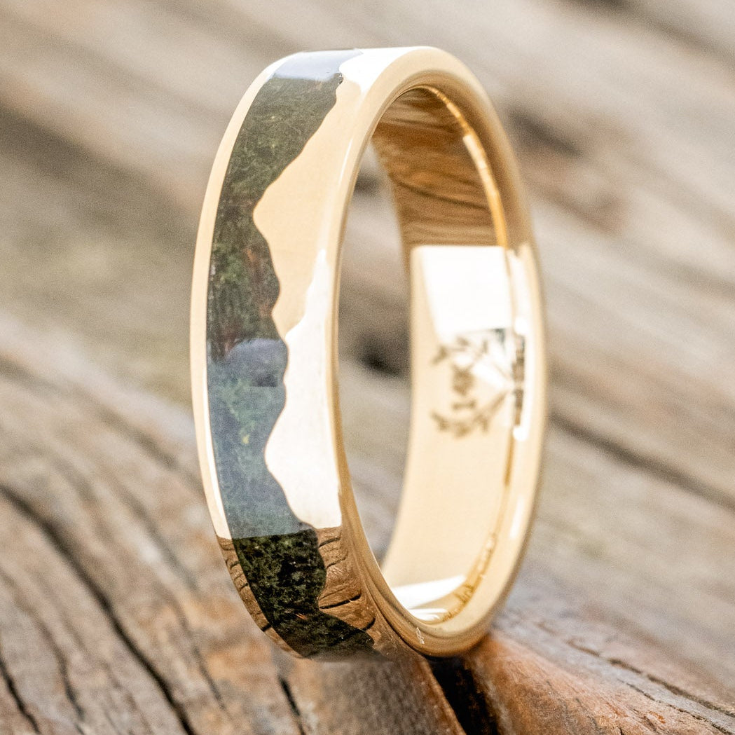 "HELIOS" - MOSS MOUNTAIN RANGE WEDDING BAND-7