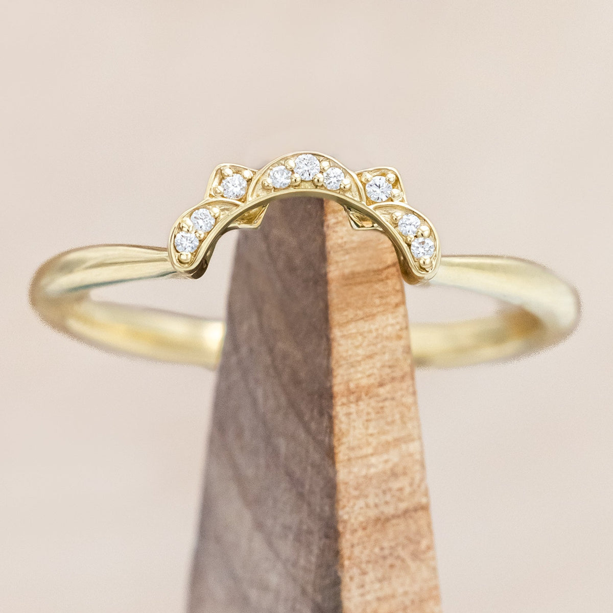 "JANE" - OVAL CUT ENGAGEMENT RING WITH DIAMONDS ACCENTS-Staghead Designs