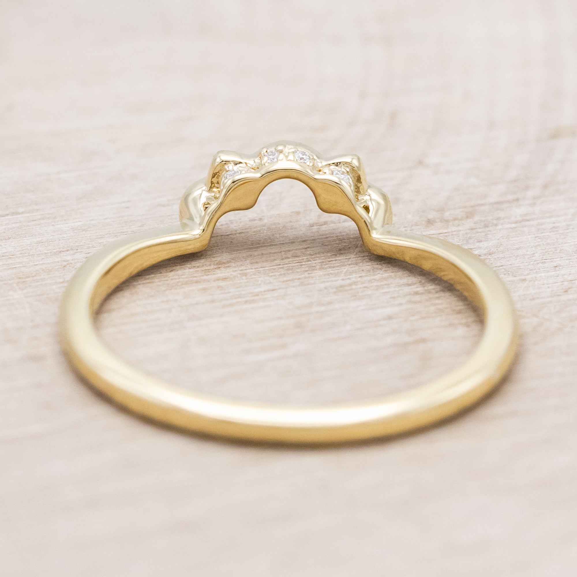 "JANE" - OVAL CUT ENGAGEMENT RING WITH DIAMONDS ACCENTS-Staghead Designs