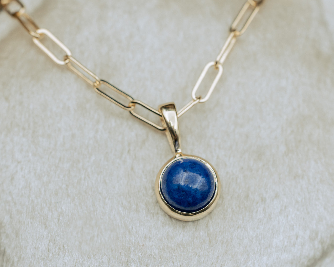 Custom buy Sterling Silver and Bezel Set blue Lapis Pendant (PENDANT ONLY)