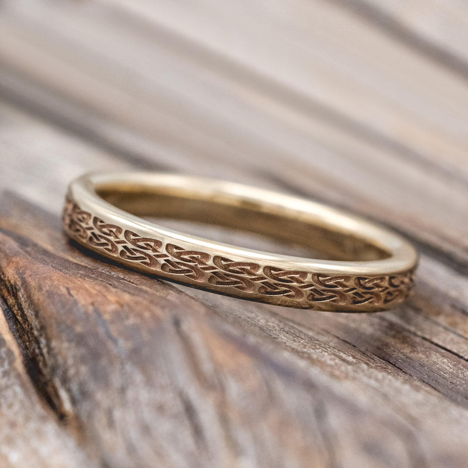 CELTIC LOVE KNOT WEDDING BAND-Staghead Designs