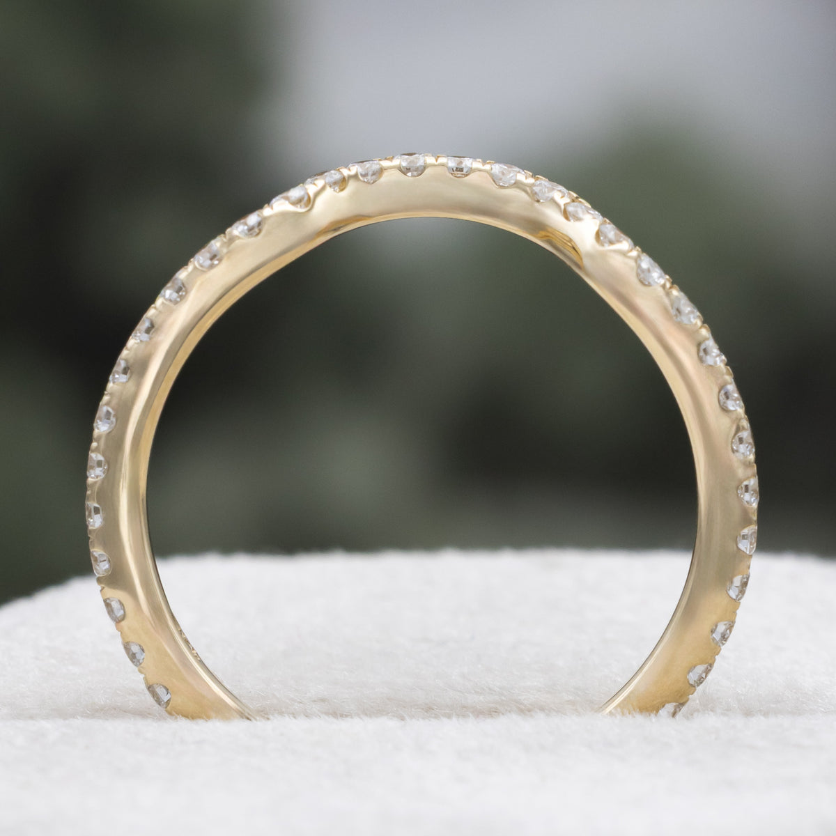 "Merrow" - Oval Cut Prasiolite Engagement Ring With Pearl Accents And Diamond Tracer-Staghead Designs