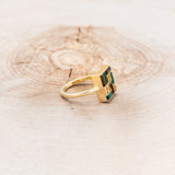 "SAGA" - MOSAIC STYLE MULTI GEM ENGAGEMENT RING-2