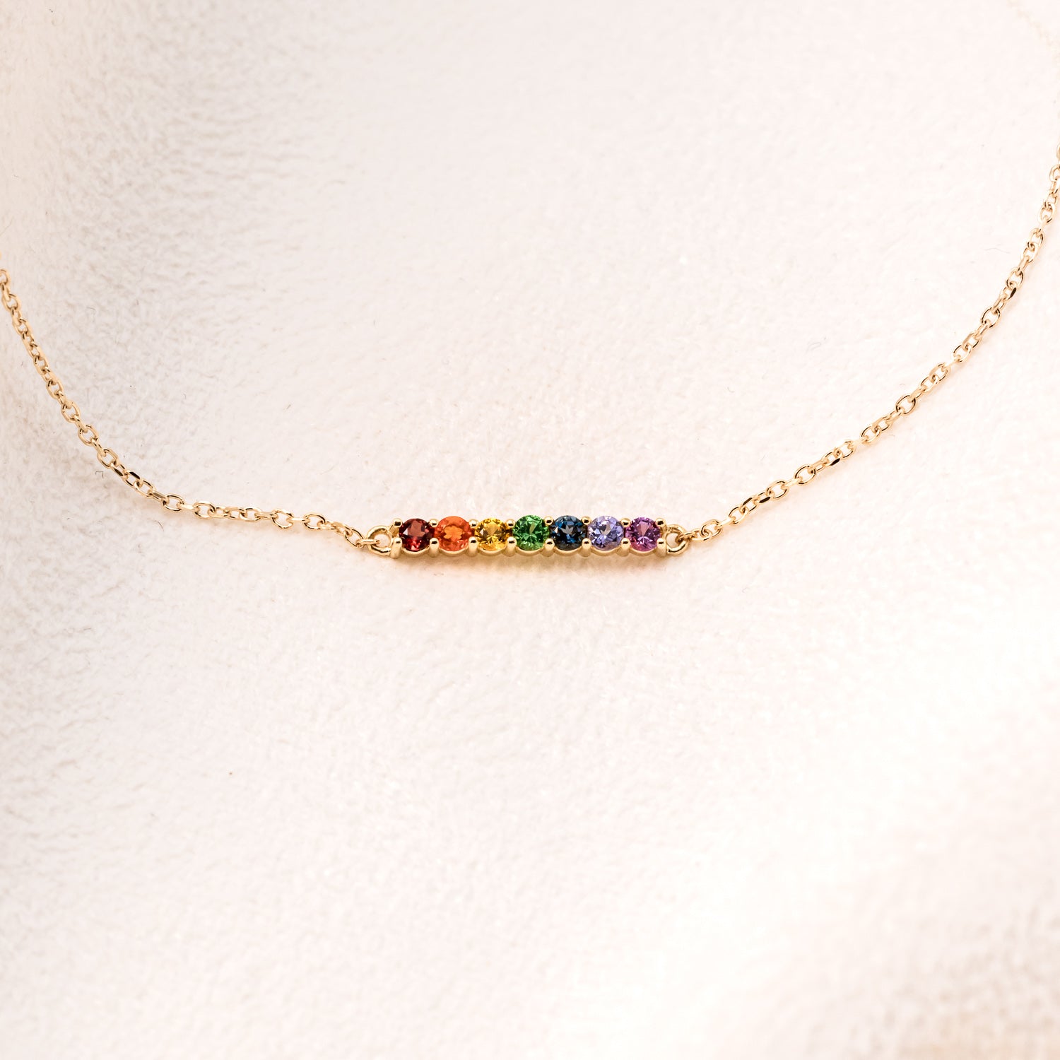 PRIDE MULTI-GEMSTONE BAR BRACELET-2