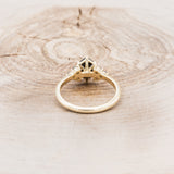 "OCTAVIA" - ENGAGEMENT RING WITH DIAMOND ACCENTS - MOUNTING ONLY - SELECT YOUR OWN STONE-6