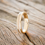 "PERENNA" - FIRE & ICE OPAL 14K GOLD STACKING BAND