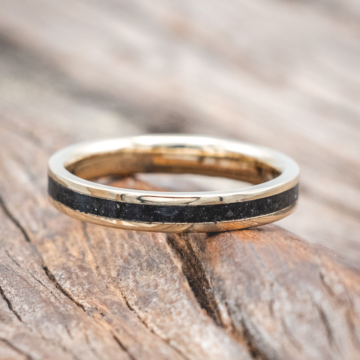 "RAINIER" - MATCHING SET OF PYRITE WEDDING BANDS-Staghead Designs