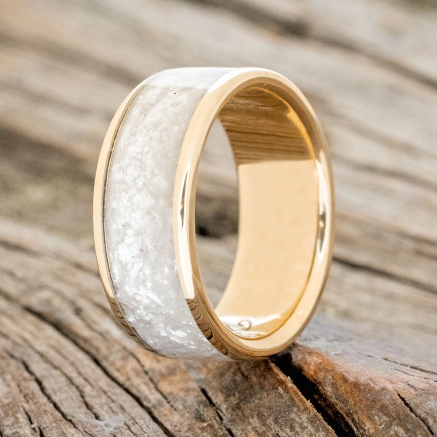 "RAINIER" - DIAMOND DUST WEDDING RING-16