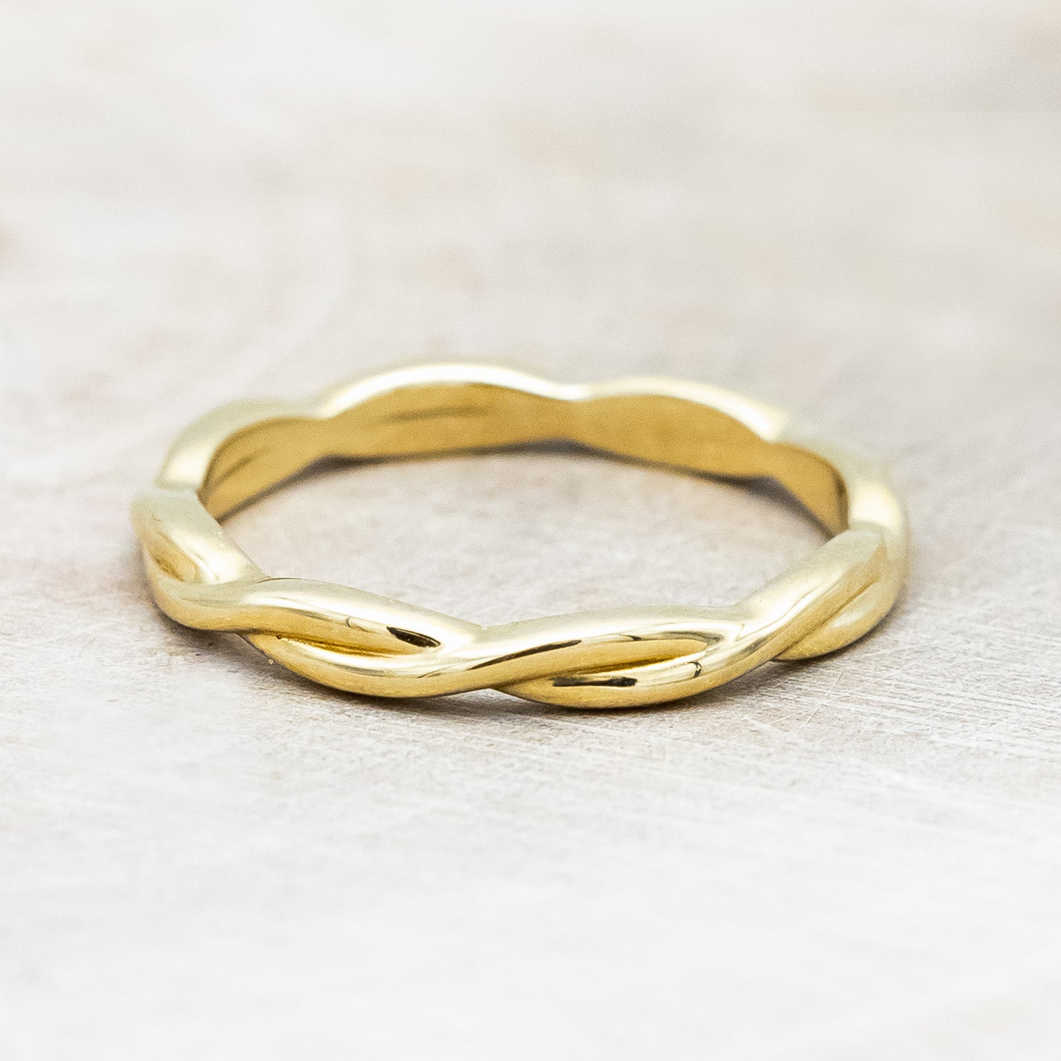 "EVERLEIGH" - EMERALD CUT MOSS AGATE WEDDING BAND SET WITH DIAMOND HALO & TWISTED STACKING BAND-Staghead Designs