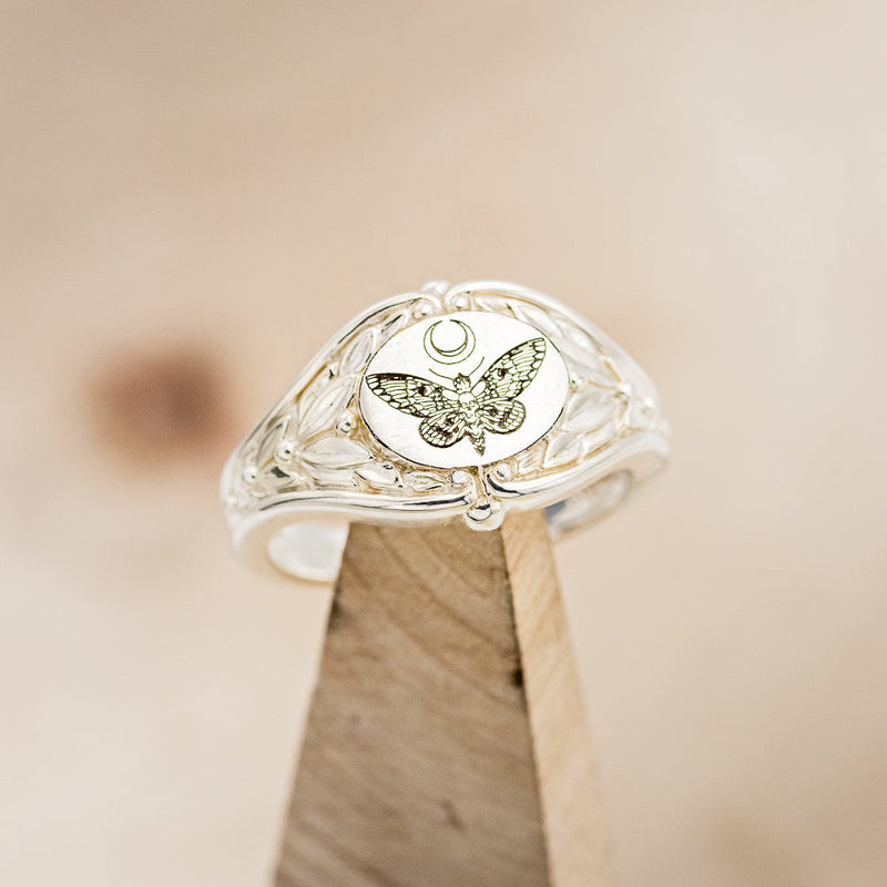 "ZERA" - CUSTOM ENGRAVED SIGNET RING-1