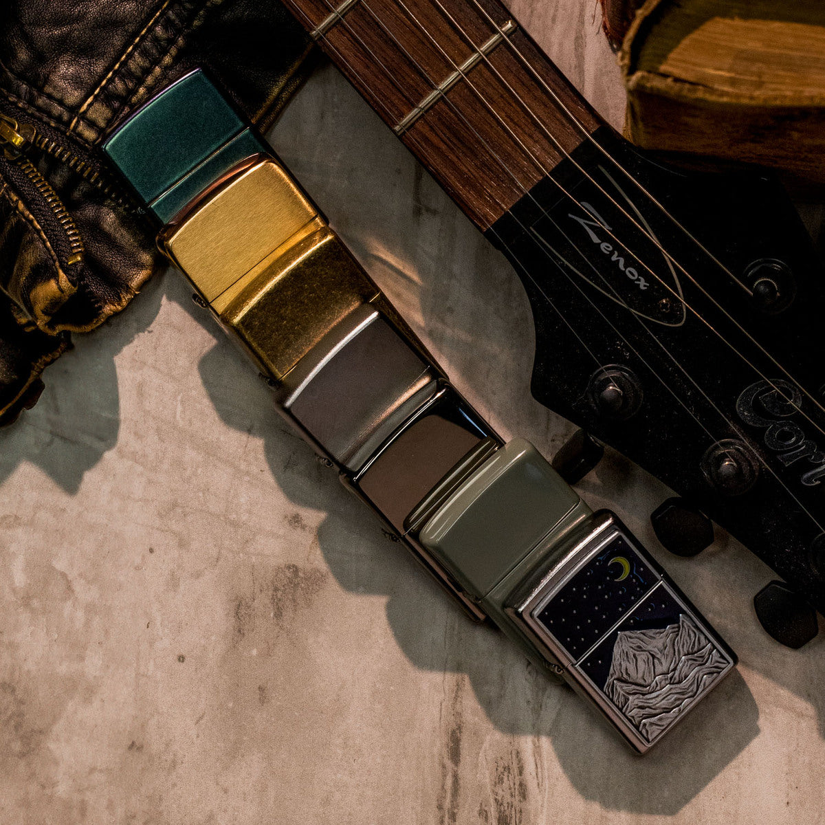 CUSTOM CLASSIC BLACK ICE LIGHTER BY ZIPPO-4