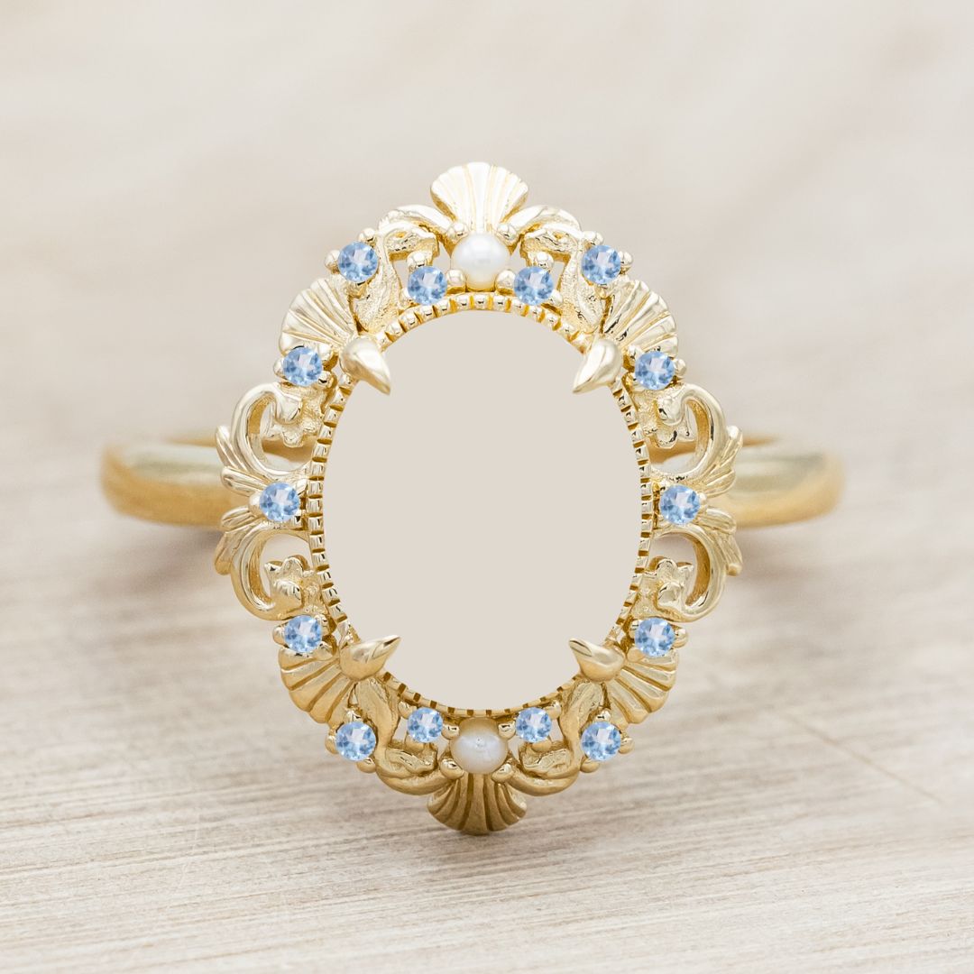 Pearl and Aquamarine Accents for Merrow