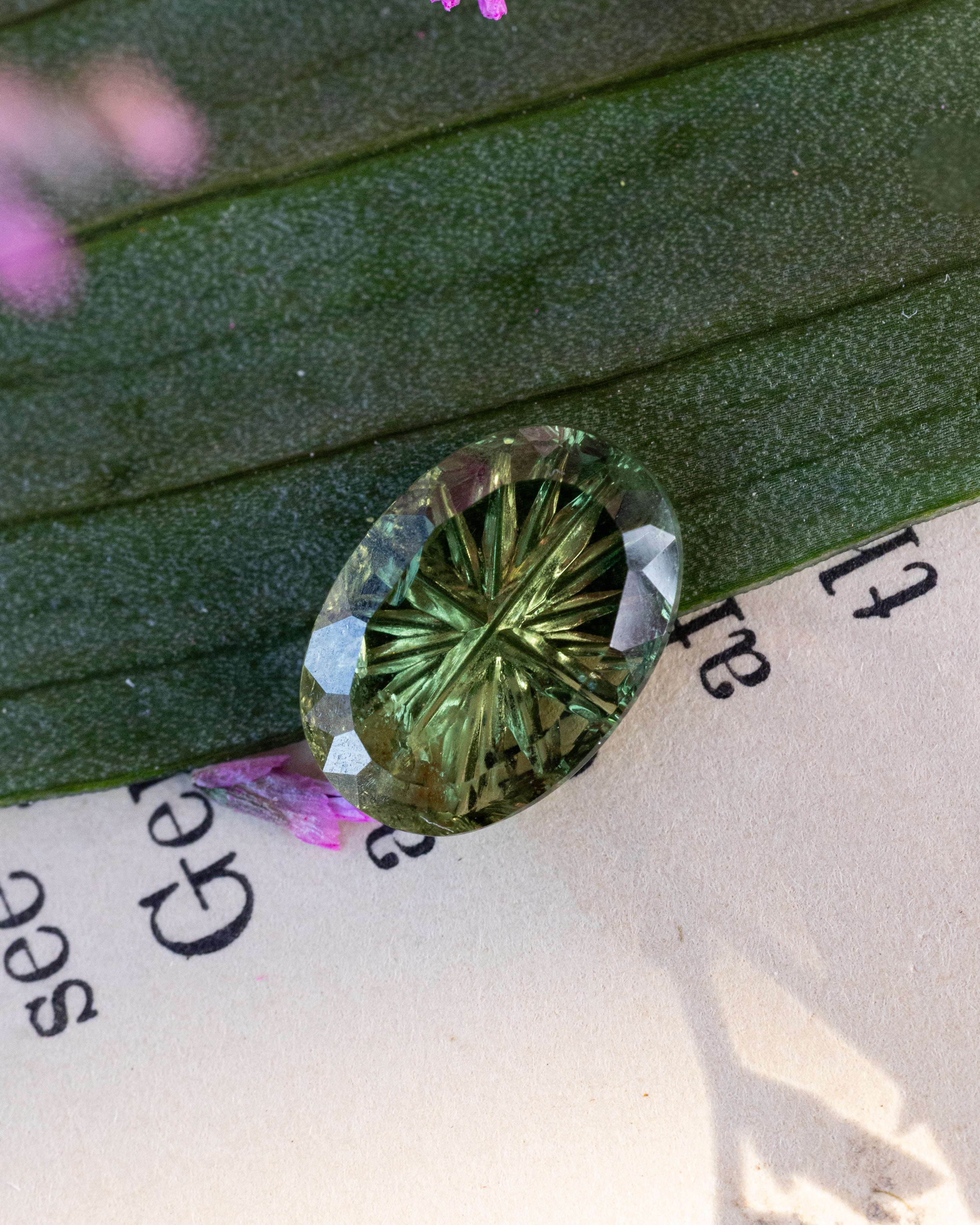 1.82ct 9.75x6.93x2.43mm Oval Fantasy Cut Natural Green Australian Sapphire
