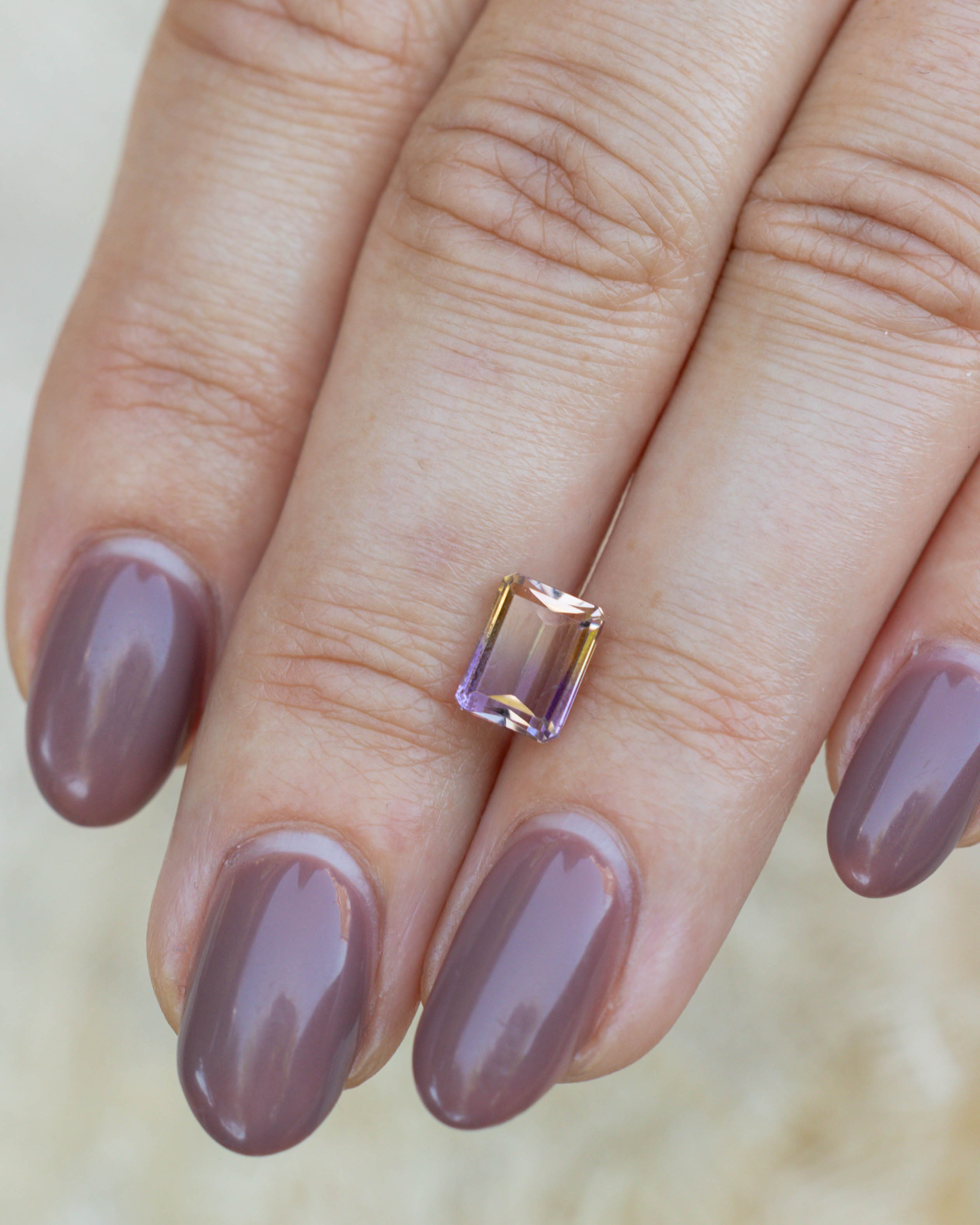 2ct 8x6mm Emerald Cut Ametrine-Staghead Designs