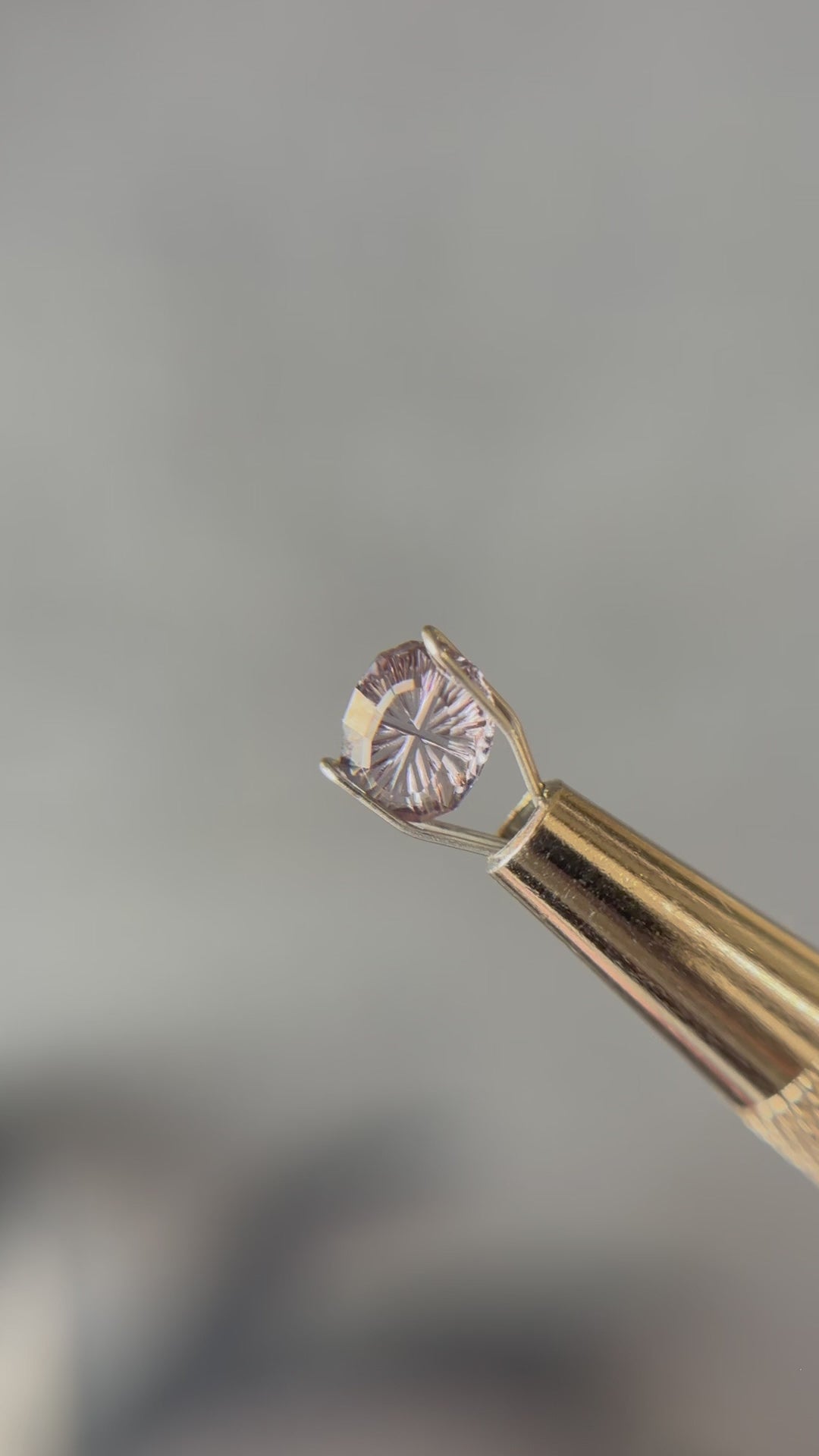 0.95ct 7.58x5.89x2.3mm Oval Fantasy Cut Purple Spinel | Staghead MIne
