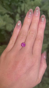 1.75ct ROUND BRILLIANT CUT PINK SAPPHIRE - SRI LANKA