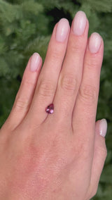 1.26ct PEAR CUT LOTUS GARNET