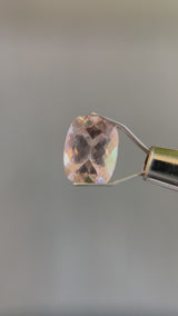 2ct LONG CUSHION CUT MORGANITE