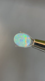 1.06ct OVAL CUT AUSTRALIAN CRYSTAL OPAL