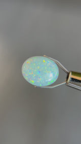 2.08ct OVAL CUT AUSTRALIAN CRYSTAL OPAL