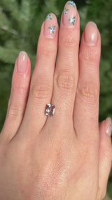 1.24ct LONG CUSHION CUT MORGANITE