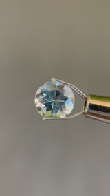 "REMI" - ROUND BRILLIANT CUT MOZAMBIQUE AQUAMARINE