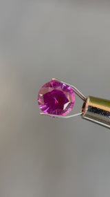 1.75ct ROUND BRILLIANT CUT PINK SAPPHIRE - SRI LANKA