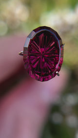 "HALINA" - OVAL CUT RHODOLITE GARNET