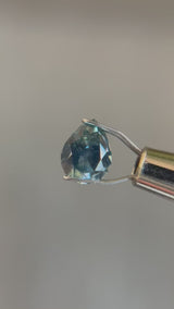 0.98ct 7.5x5.8x3.5mm PEAR BRILLIANT CUT PARTI-COLORED MONTANA SAPPHIRE