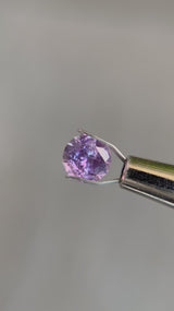 "LONE" - ROUND CUT PURPLE-PINK MONTANA SAPPHIRE