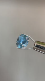 1.28ct 7.5x5.8x3.5mm OVAL BRILLIANT CUT COLOR-CHANGE TEAL MONTANA SAPPHIRE