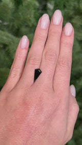 2ct KITE CUT BLACK SPINEL