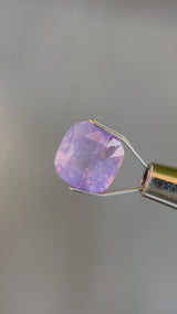 5.17ct UNHEATED CUSHION BRILLIANT CUT PURPLE-PINK SAPPHIRE - SRI LANKA