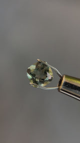 1.06ct 6x6x4mm CUSHION CUT SAGE TOURMALINE