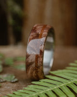 "REMMY" - REDWOOD & IRONWOOD WEDDING BAND-Staghead Designs