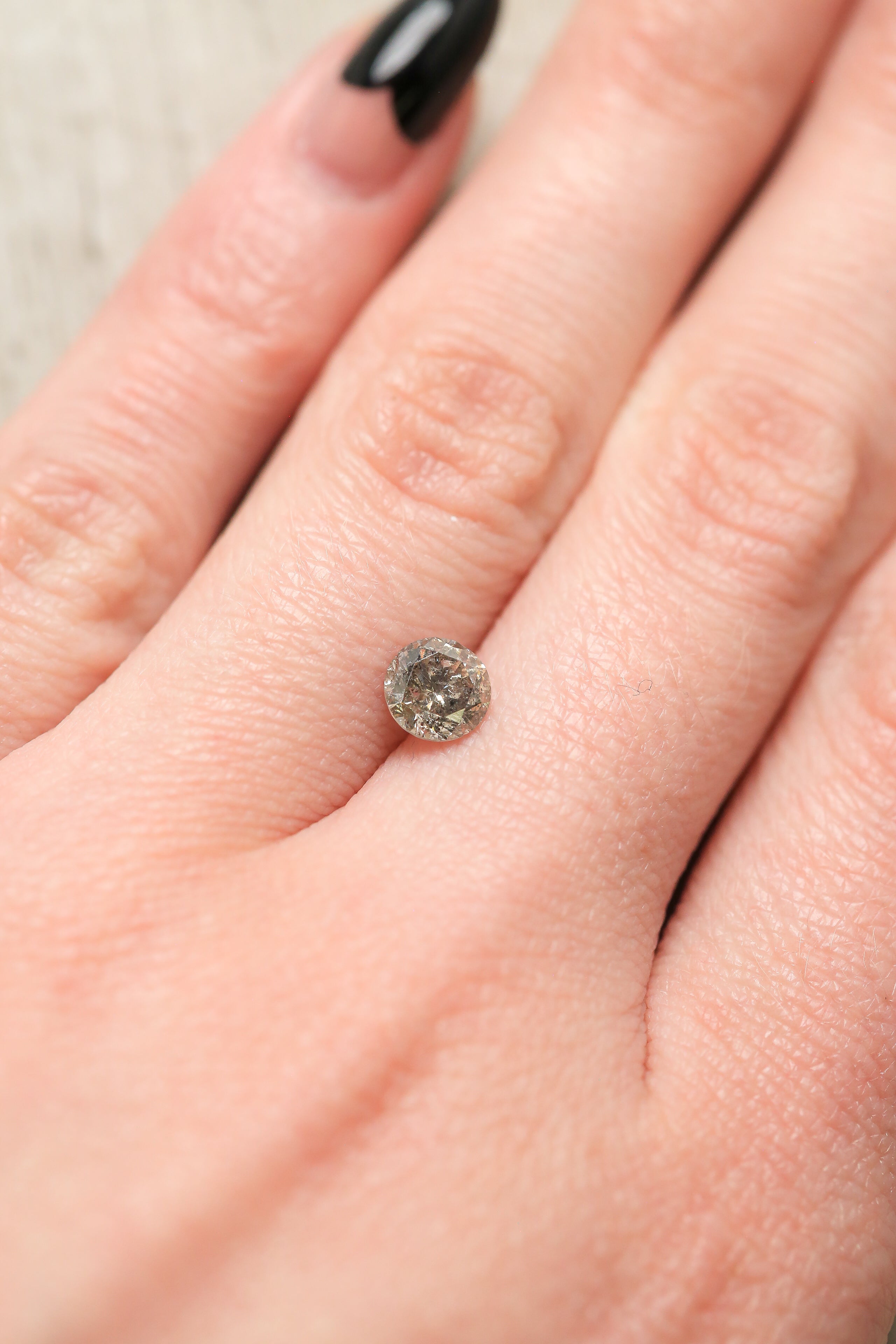 0.80ct 5.78mm ROUND BRILLIANT CUT CHAMPAGNE DIAMOND-3