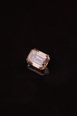 "MELORA" - EMERALD CUT CHAMPAGNE DIAMOND-6