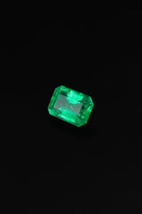 "QUEEN E" - EMERALD-CUT EMERALD-6