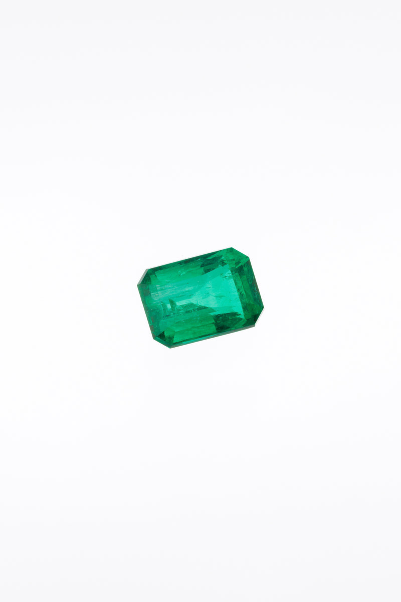 "QUEEN E" - EMERALD-CUT EMERALD-3