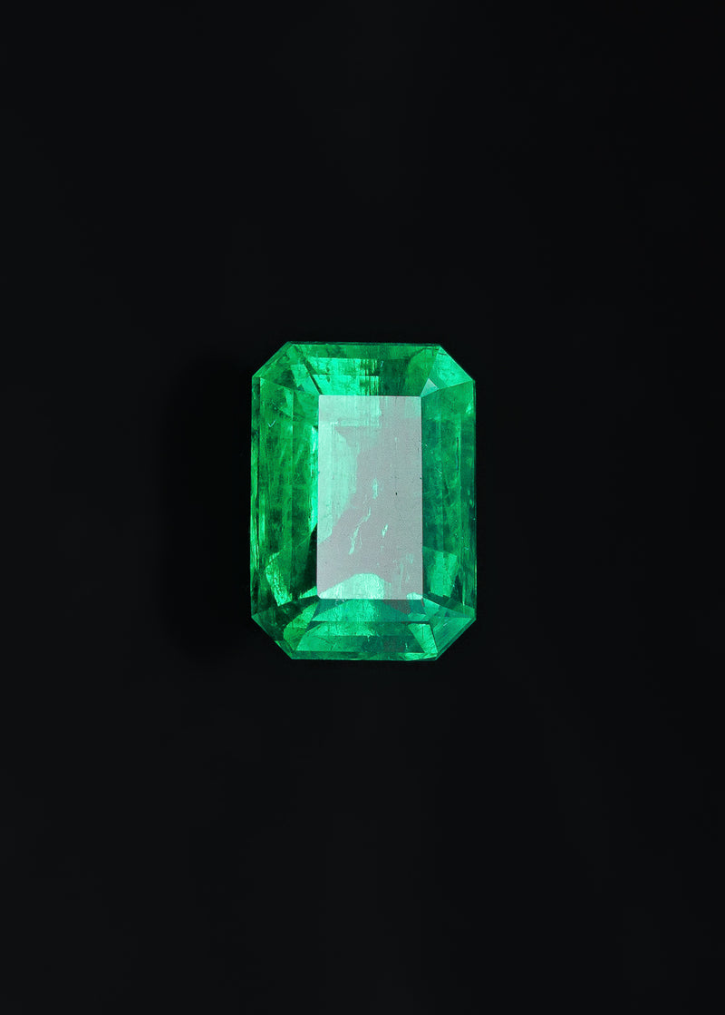 "QUEEN E" - EMERALD-CUT EMERALD-4