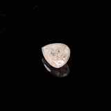 1.12ct 7.27x5.70mm PEAR DOUBLE CUT SALT & PEPPER DIAMOND