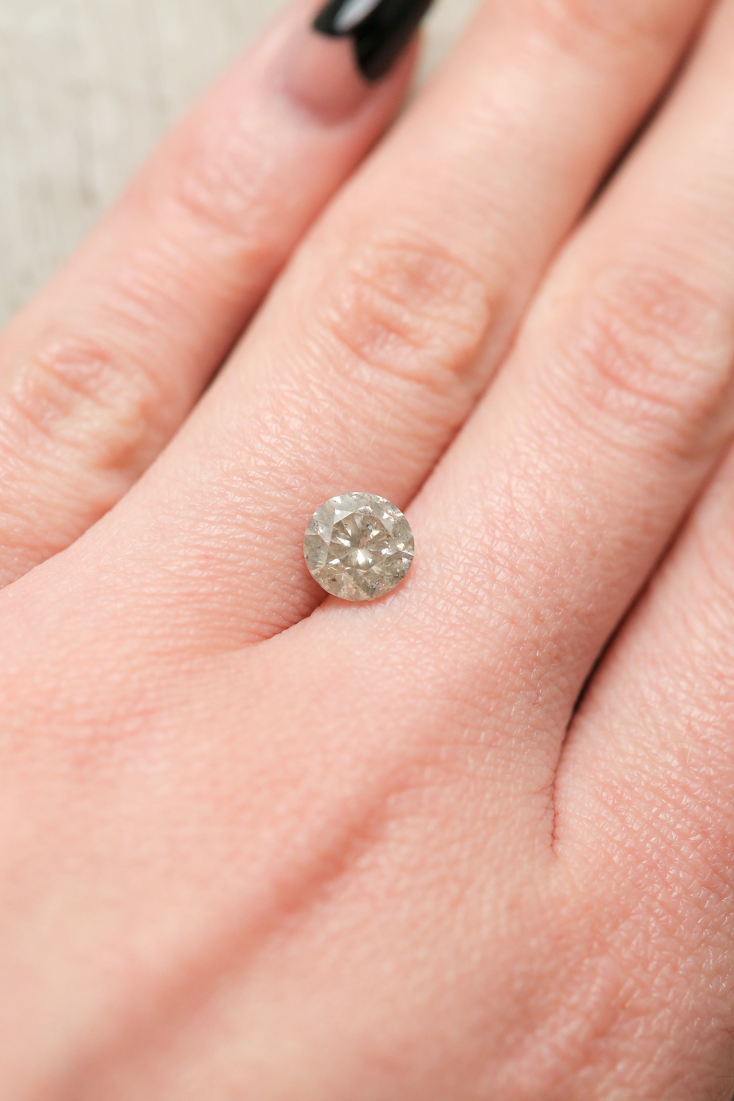 1.59ct 7.15mm ROUND BRILLIANT CUT CHAMPAGNE DIAMOND-3