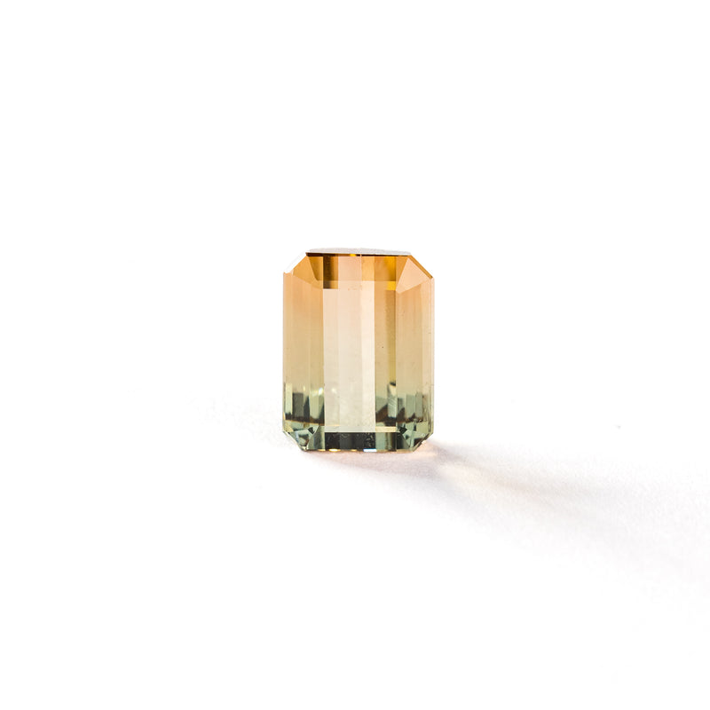 "MORELA" - EMERALD CUT BI-COLOR TOURMALINE-1