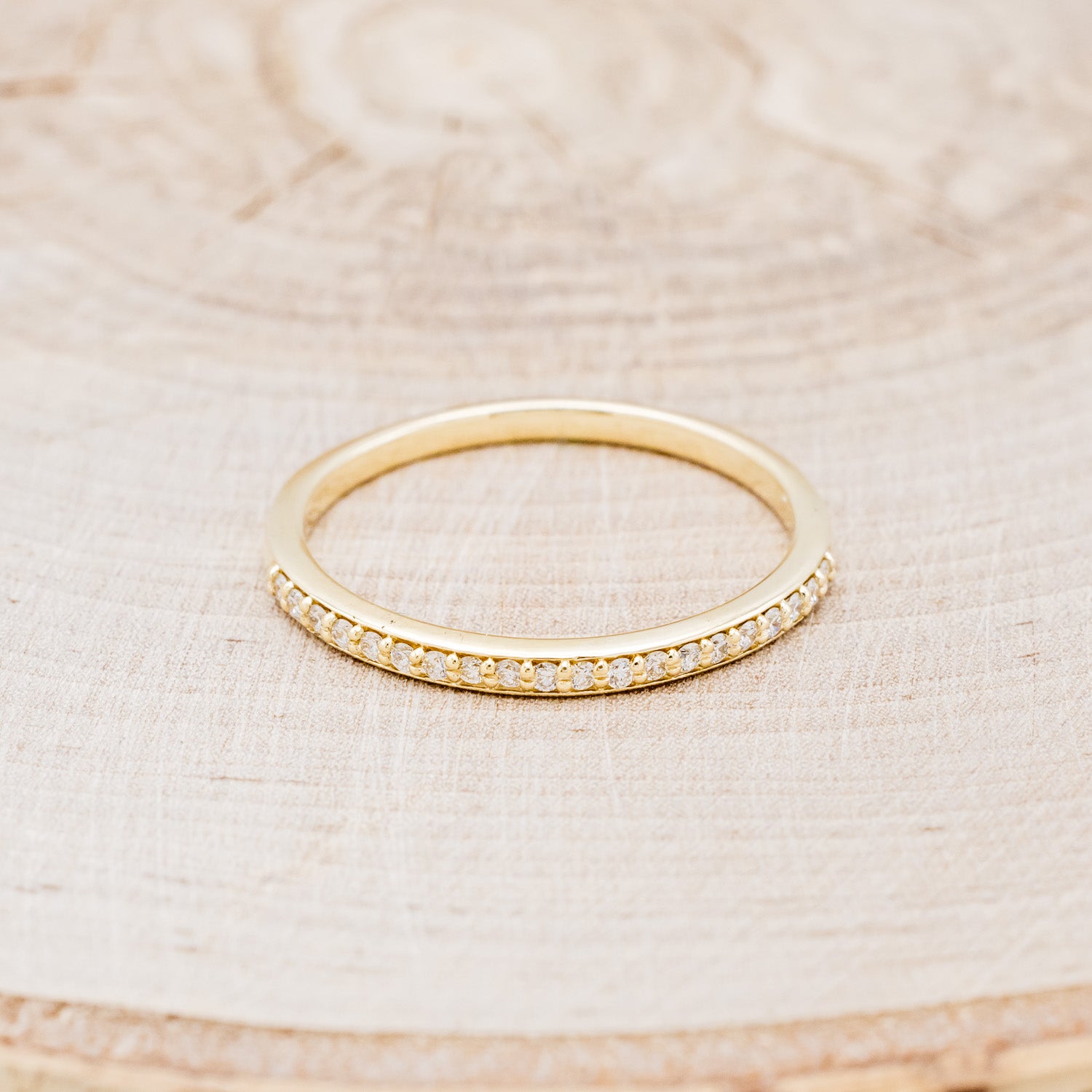 "STELLA" - DIAMOND STACKING WEDDING BAND-13