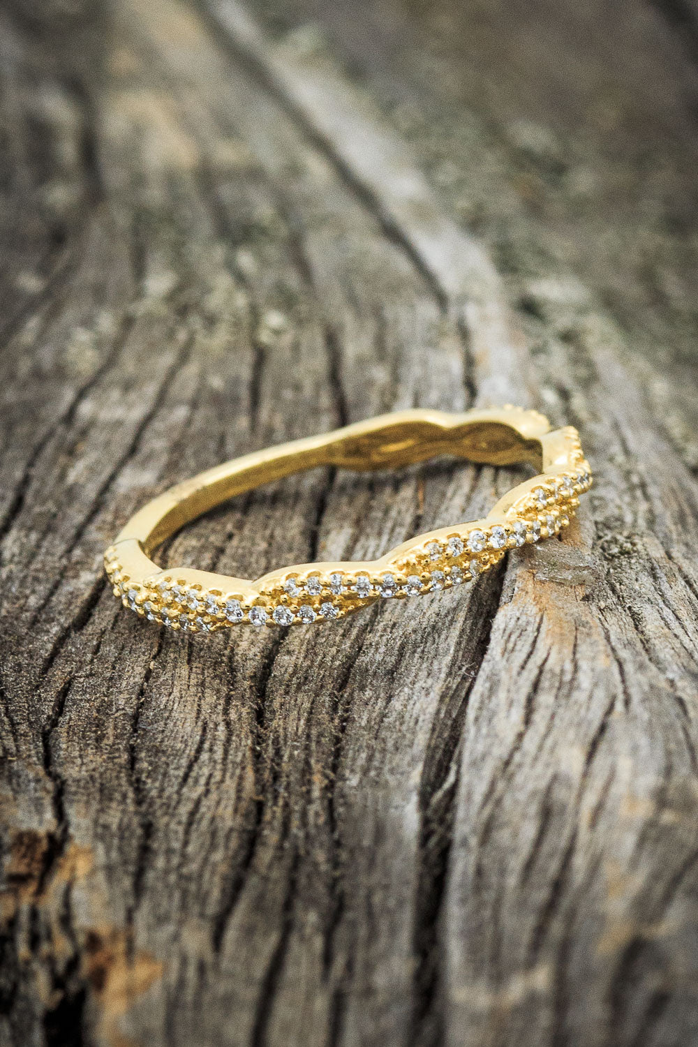 14K GOLD TWISTED ANNIVERSARY BAND-7