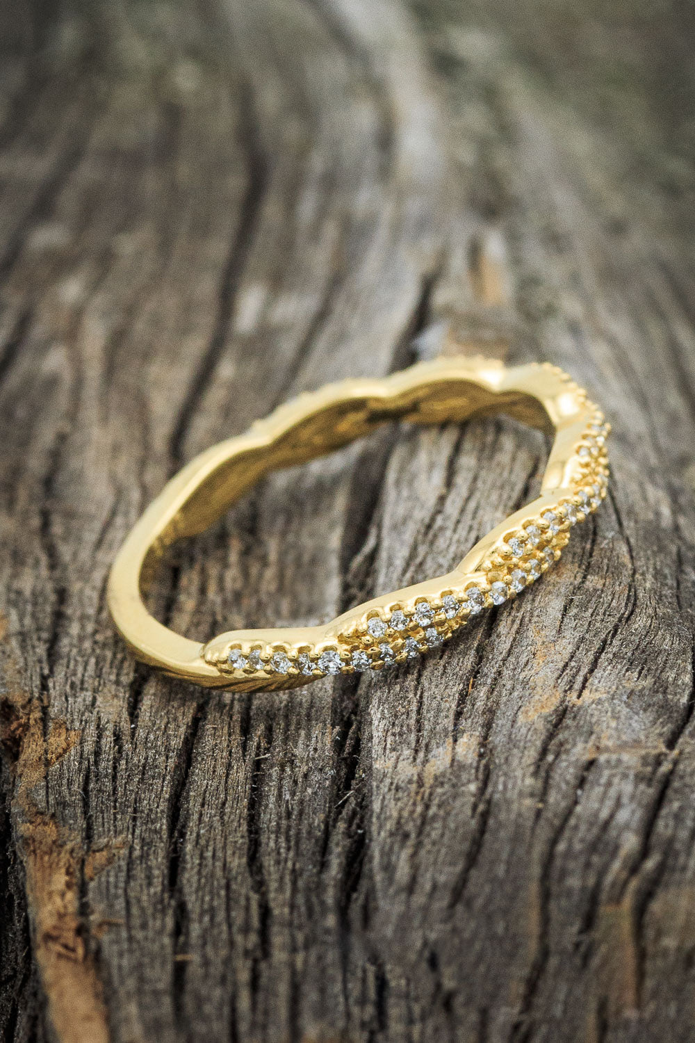 14K GOLD TWISTED ANNIVERSARY BAND-9